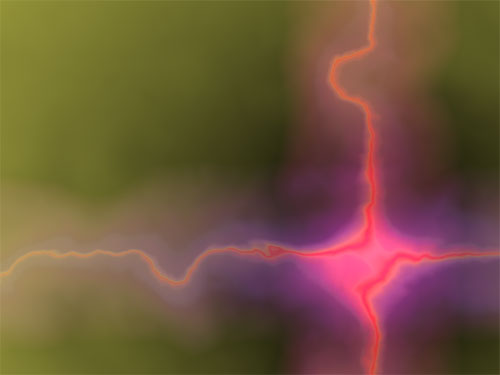 Pink lightning