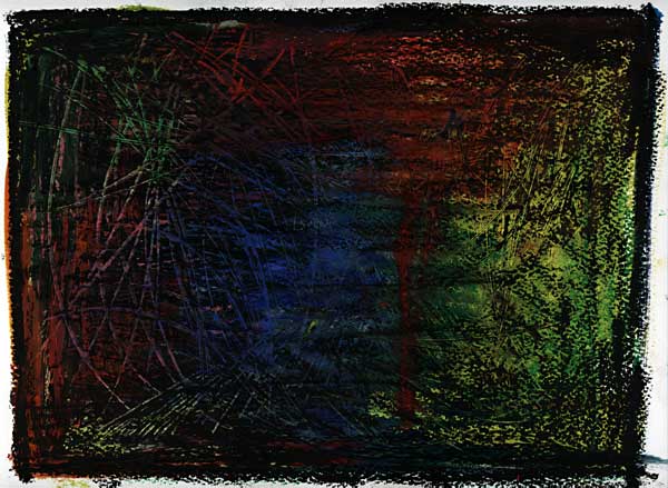 Abstract (oil pastel)