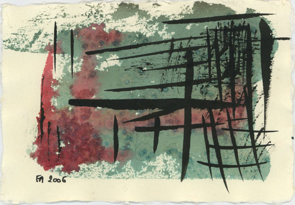 Carte postale � l’encre