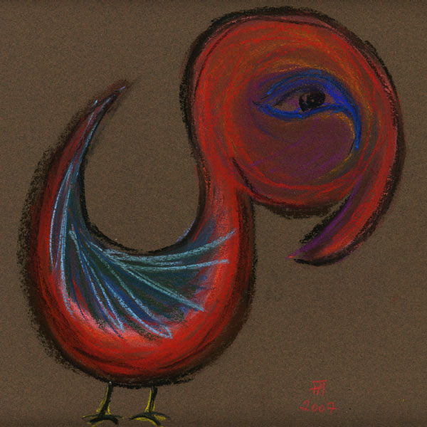 L’oiseau rouge