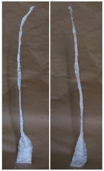 Sans titre (sculpture en pl�tre)